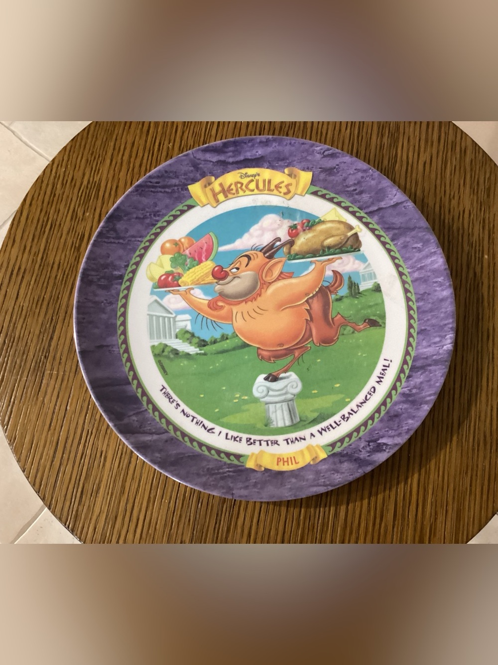 Disney Hercules Collector Plates Set of 5 - Picture 6 of 6